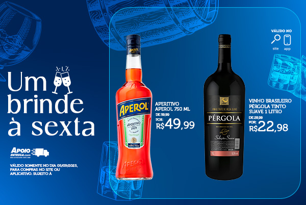 Um brinde à sexta 05/09